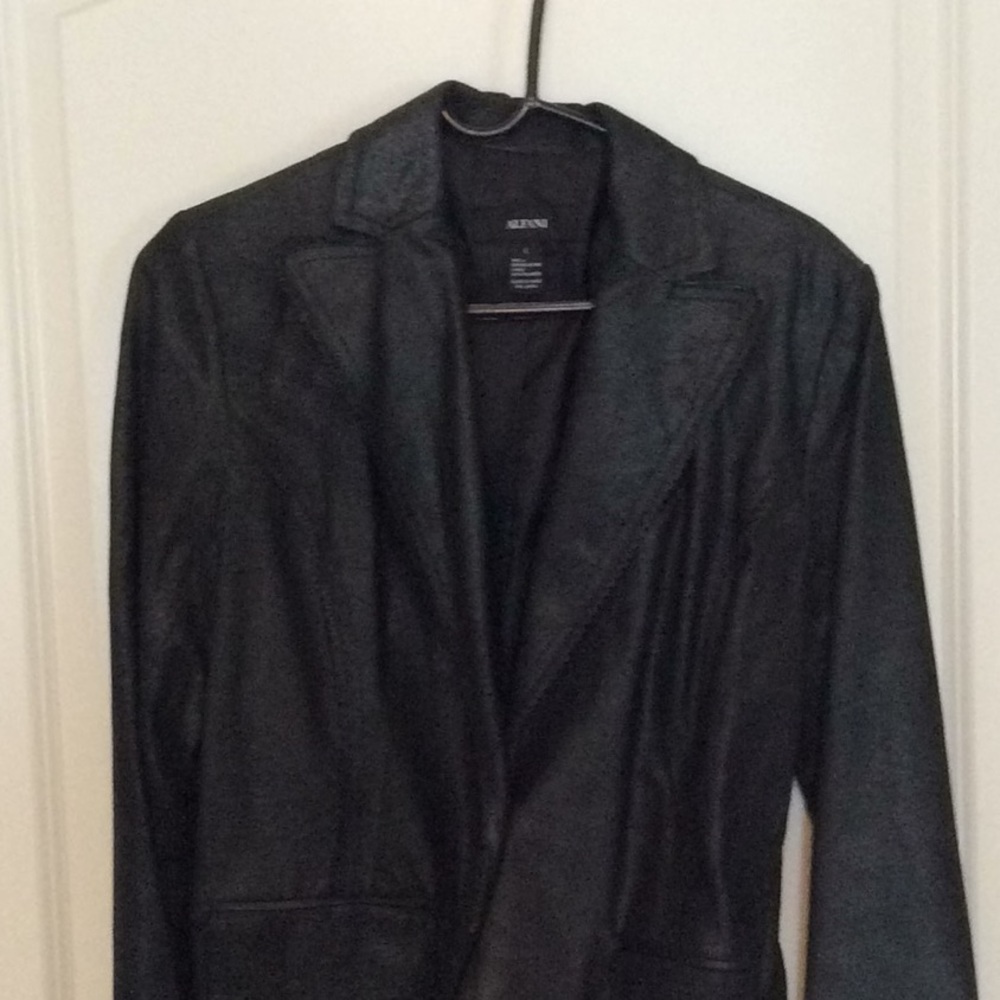 Leather Blazer